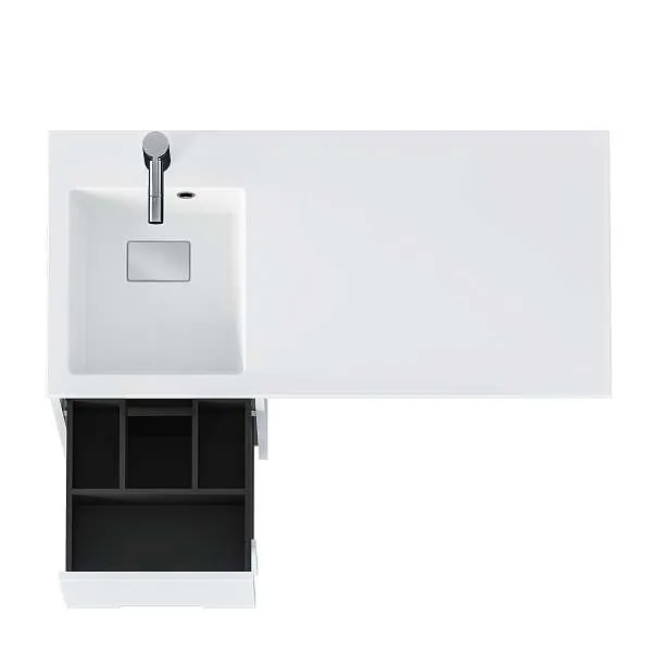 Тумба Maid 38Н(100) (380х890х475) 2я белый