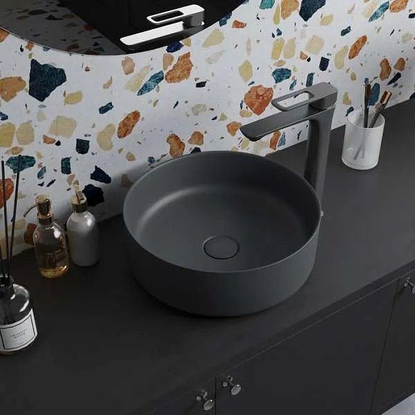 Раковина IDDIS Ray серый матовый RAYGM03i27