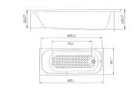 Ванна Poseidon Victoria 160x70