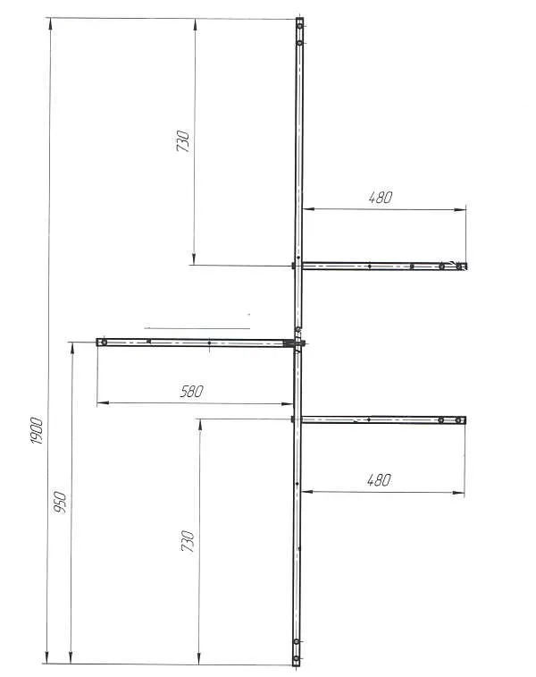 Рама разборная ТРАПАНИ/Trapani 1400