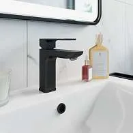 Смеситель для раковины IDDIS Slide черный SLIBL00i01