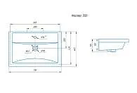 Умывальник "Фостер 70" Кировит