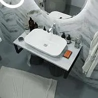 Столешница ГРАНЖ ЛОФТ/GRUNGE LOFT 90 бетон светлый