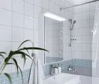 Зеркало-шкаф Соната 60 1д с подсветкой, белый глянец