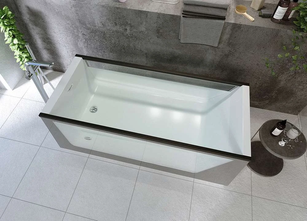 Ванна NEO 1700х750 GLASSх2 серый