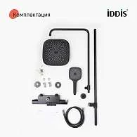 Душевая система IDDIS SpaHome с тропическим душем, черный матовый, SPHBLTKi06