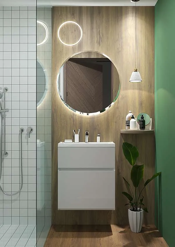 Тумба с раковиной МОДУЛЬ М/Bumble 60П 1я