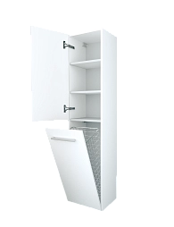 Пенал Соната 35П 2д.б/к белый глянец R